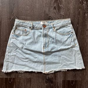 Denim Mini Skirt